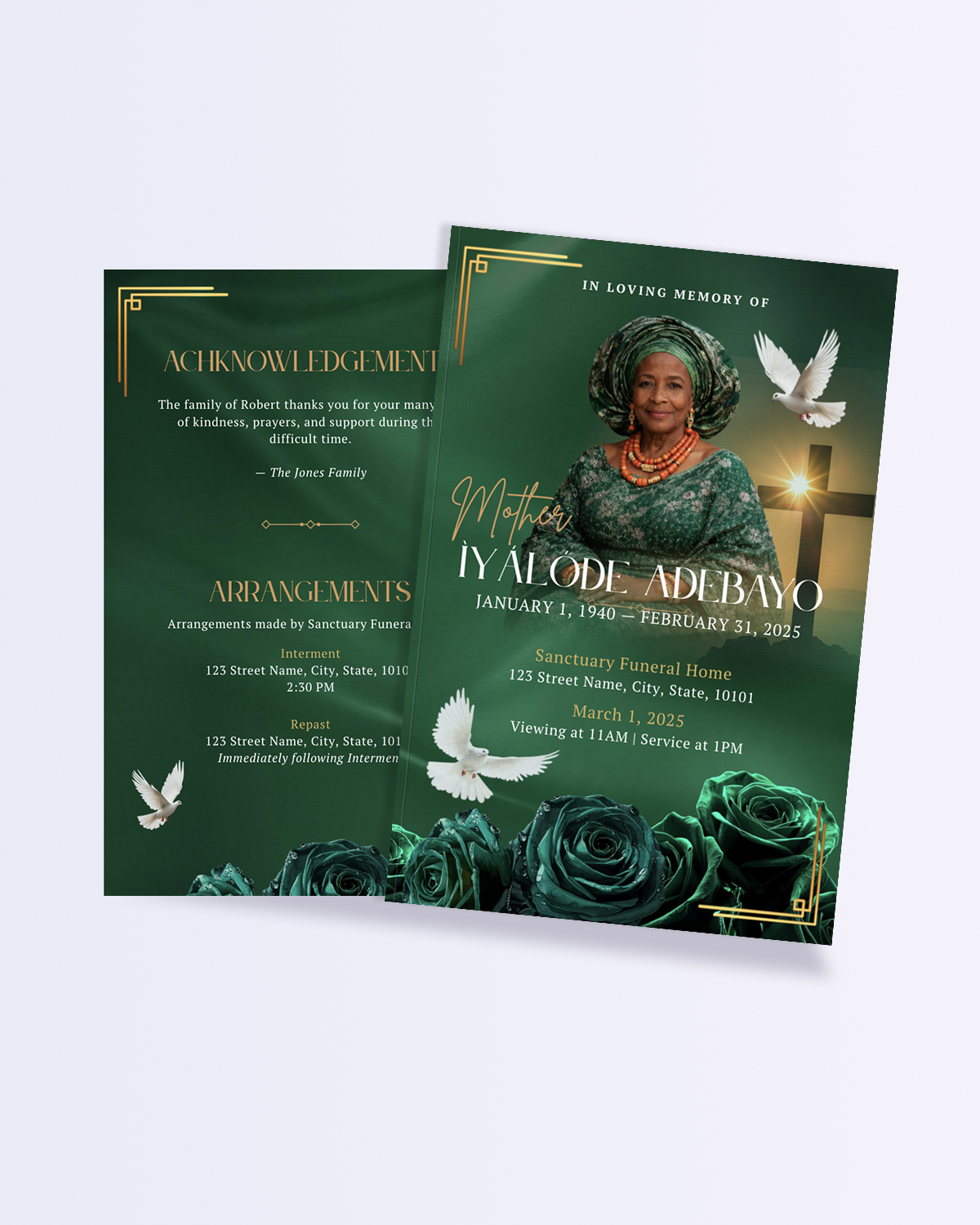 Everly Tributes — Beautiful Memorial Programs